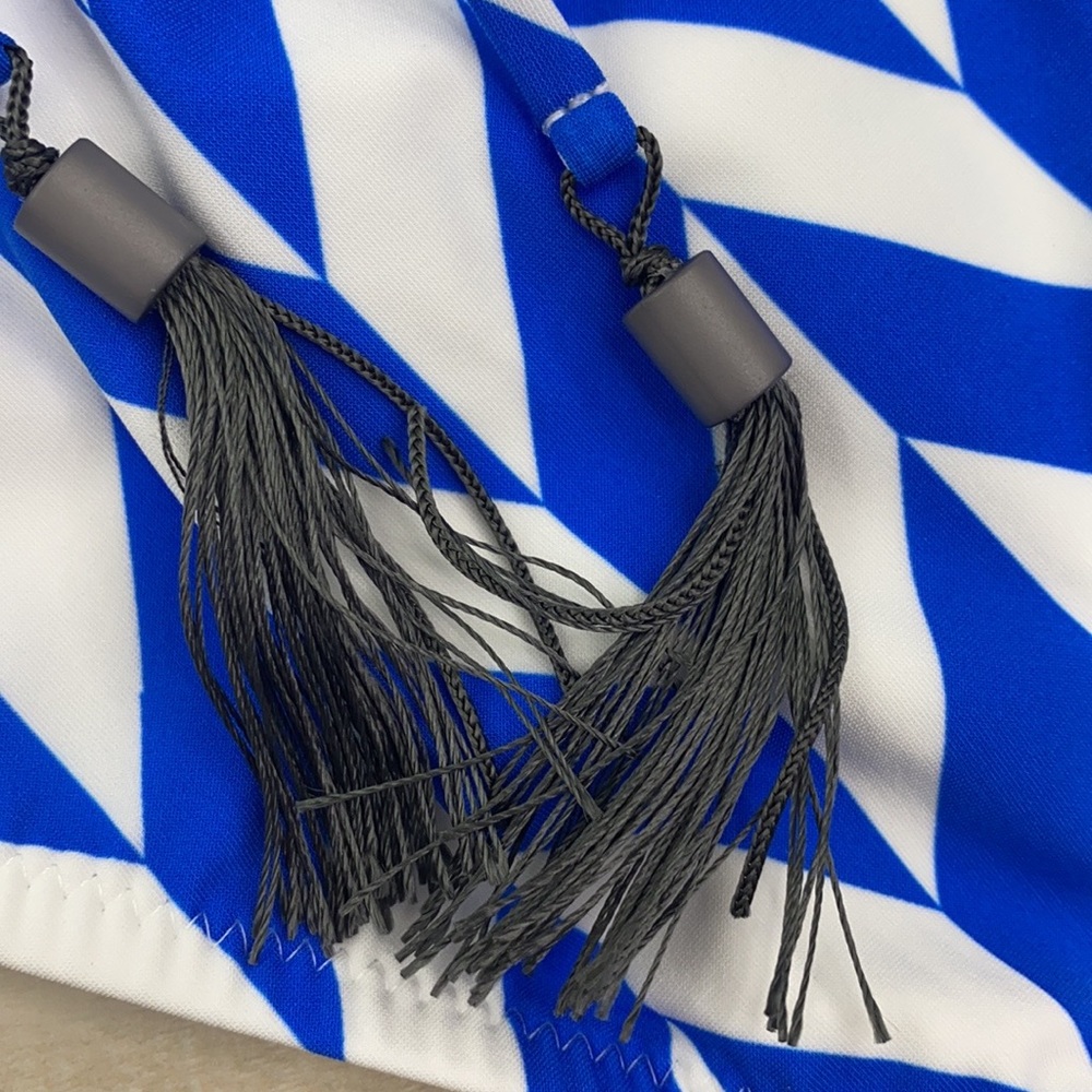 EMMA PAKE Antonia lace-up printed swimsuit NWT S - Picture 6 of 13